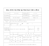 수유보조기구.벤처기업창업자금사업계획서